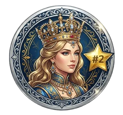 Queen badge